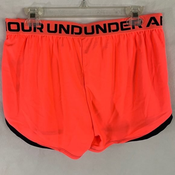 Under Armour Women's UA Play Up 2.0 Shorts Size Large 1362517 Brilliance Pink - Picture 7 of 10